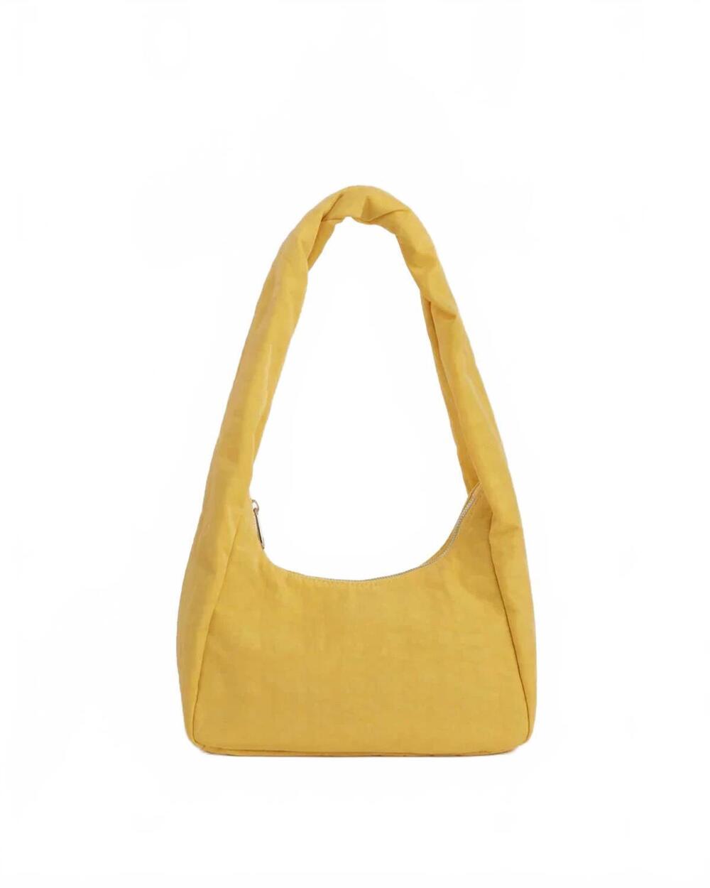 NEW BAGGU women's small nylon meringue bag in sunflower